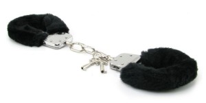 MyEquip-Black Furry Hand Cuffs